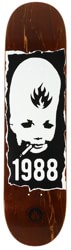 Black Label Thumbhead Torn 8.5 Skateboard Deck - brown