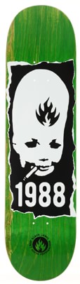 Black Label Thumbhead Torn 8.5 Skateboard Deck - green - view large
