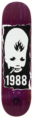 Black Label Thumbhead Torn 8.5 Skateboard Deck - purple - view large