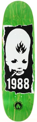 Black Label Thumbhead Torn Egg 9.0 Skateboard Deck - green - view large