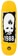Black Label Thumbhead Torn jumbotron 10.0 Skateboard Deck - yellow
