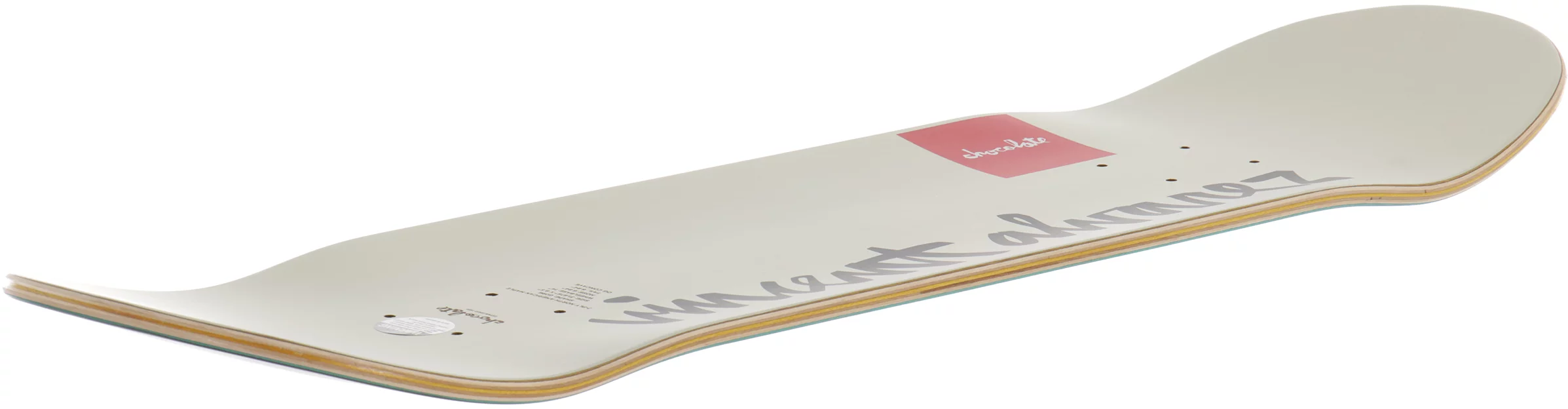 Chocolate Alvarez Team Chunk 8.5 Twin Tip Shape Skateboard Deck