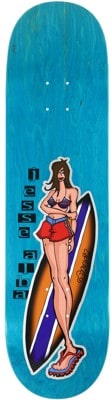 Frog Alba Surfer Girl 8.5 Skateboard Deck - blue - view large