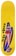 Frog Alba Surfer Girl 8.5 Skateboard Deck - yellow