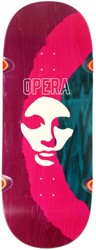 Opera Triple Torn Big Mask 12.0 Skateboard Deck - blue/purple/pink