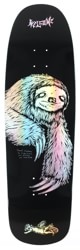 Welcome Sloth 9.5 Slappy Slap Skateboard Deck - black/prism foil