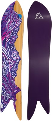 Snoplanks ASYM Fish Snowboard 2026 - view large