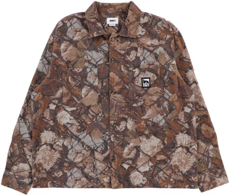 Obey Fence Camo L/S Shirt - fence camo - view large