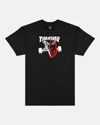 Thrasher Spitfire Thrash & Burn T-Shirt - black