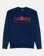 Thrasher Spitfire Big Head Outline Crew Sweatshirt - navy