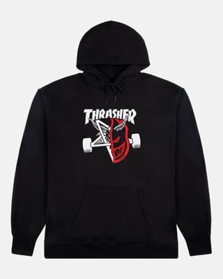 Thrasher Spitfire Thrash & Burn Hoodie - black - view large