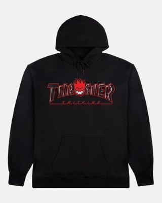 Thrasher Spitfire Big Head Outline Hoodie - black - view large