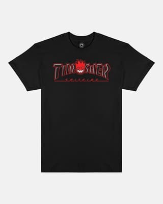 Thrasher Spitfire Big Head Outline T-Shirt - black - view large