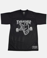 Thrasher Spitfire Thrash & Burn Football Jersey - black