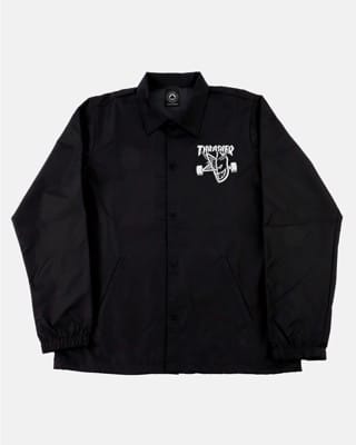 Thrasher Spitfire Thrash & Burn Coach Jacket - black - view large