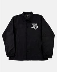 Thrasher Spitfire Thrash & Burn Coach Jacket - black