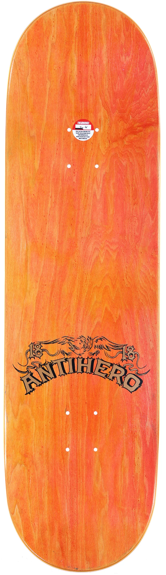 Anti-Hero Anderson Customs 9.02 Skateboard Deck - orange | Tactics