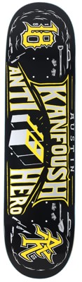Anti-Hero Kanfoush Customs 8.25 Skateboard Deck - black - view large