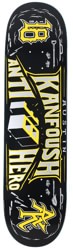 Anti-Hero Kanfoush Customs 8.25 Skateboard Deck - black