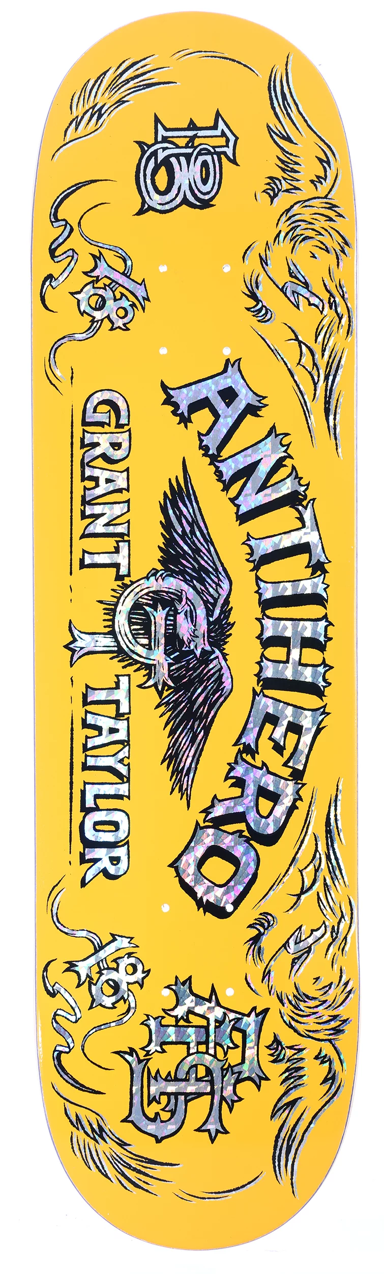 Anti-Hero Taylor Customs 8.5 Skateboard Deck - yellow | Tactics
