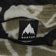 Burton Burke Hood Face Mask - graffiti camo - front detail