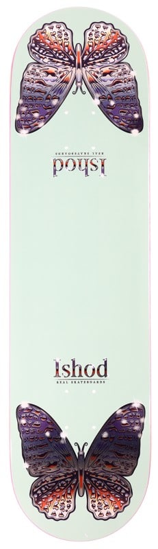 Real Ishod Mariposa Chrome 8.5 Twin Skateboard Deck