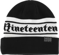 1910 Ironhorse Beanie - black/white