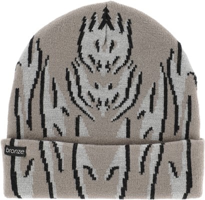 Bronze 56k Tribal Sport Beanie - grey - view large