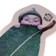 Passport May Gibbs Shaped 8.0 Skateboard Deck - gum leaf cruiser - close up