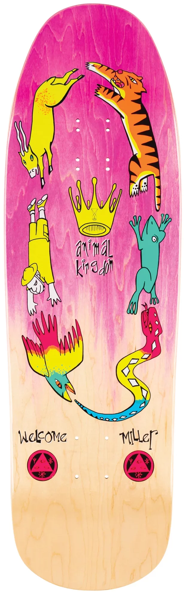 Welcome Miller Animal Kingdom 9.6 Gaia Shape Skateboard Deck
