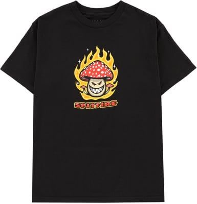 Spitfire Mushroom Bighead T-Shirt - black - view large