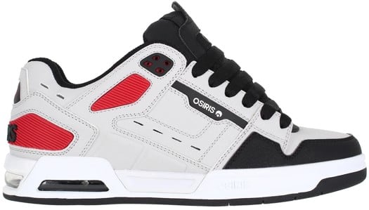 Osiris Peril Skate Shoes - grey/black/red - view large
