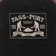 Passport Workers Club Denim Packers Trucker Hat - washed black - front detail