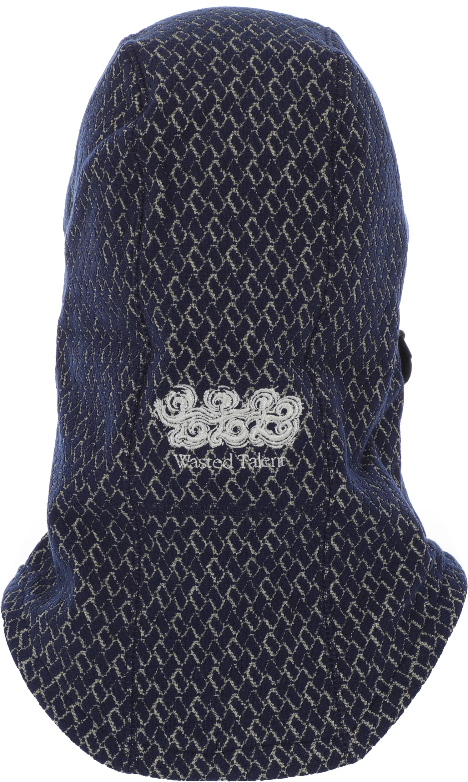 NOMADIK×WASTED TALENT 777 HOODWARMER Nomadik Wasted Talent x Nomadik Jacquard Hoodwarmer - black/beige