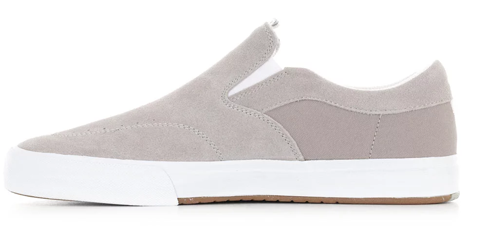 Lakai Owen VLK Slip-On Shoes - light grey suede | Tactics