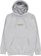 Tactics Throwback Logo Embroidered Hoodie - heather grey