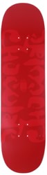 Chocolate Roberts Ink Blot 8.5 Twin Tip Shape Skateboard Deck - red