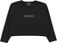 Tactics Women's Typewriter Crop L/S T-Shirt - black