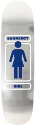 Girl Bannerot Metalls 9.0 Loveseat+ Shape Skateboard Deck - silver