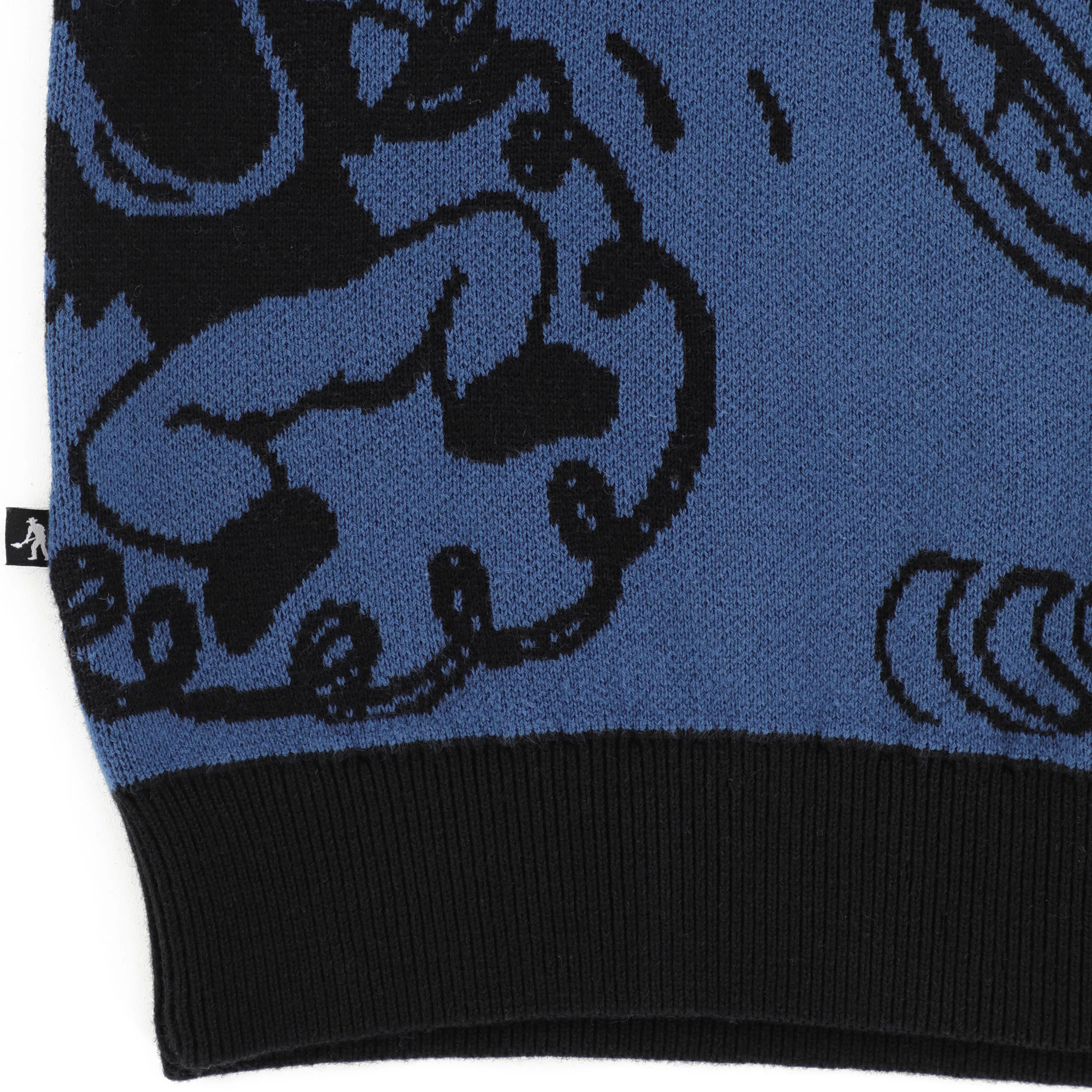 Passport Eyeball Knit Sweater - harbour blue/black | Tactics