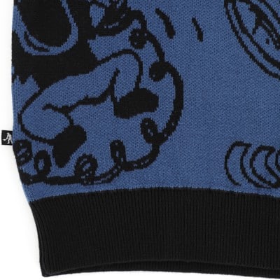 Passport Eyeball Knit Sweater - harbour blue/black | Tactics