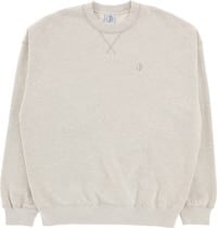 Polar Skate Co. Frankie Crew Sweatshirt - ivory grey melange