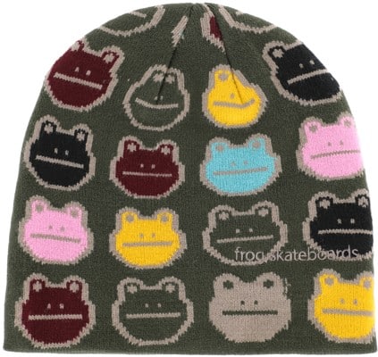 Frog Frog Nation Beanie - dark green - view large