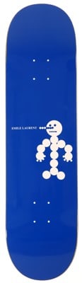 Polar Skate Co. Laurent Snowman 8.375 Short Skateboard Deck - blue - view large