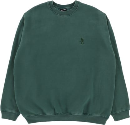 Passport Solid Workers Crew Sweatshirt - washed forest green - view large