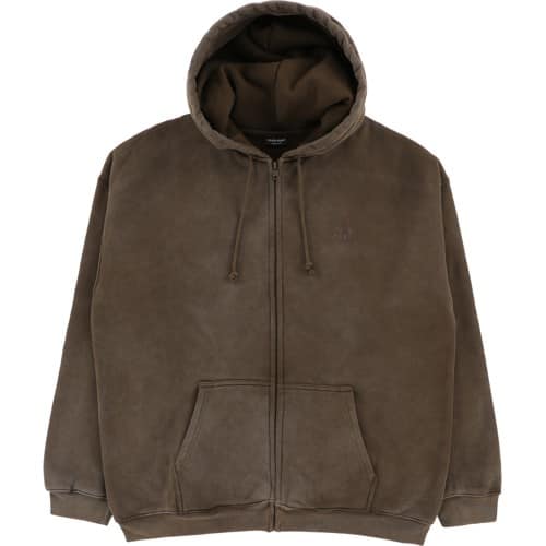Passport Solid Workers Zip Hoodie - washed forest green | Tactics