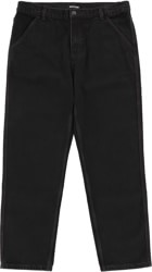 Passport Workers Club Straight Leg Jeans - washed black
