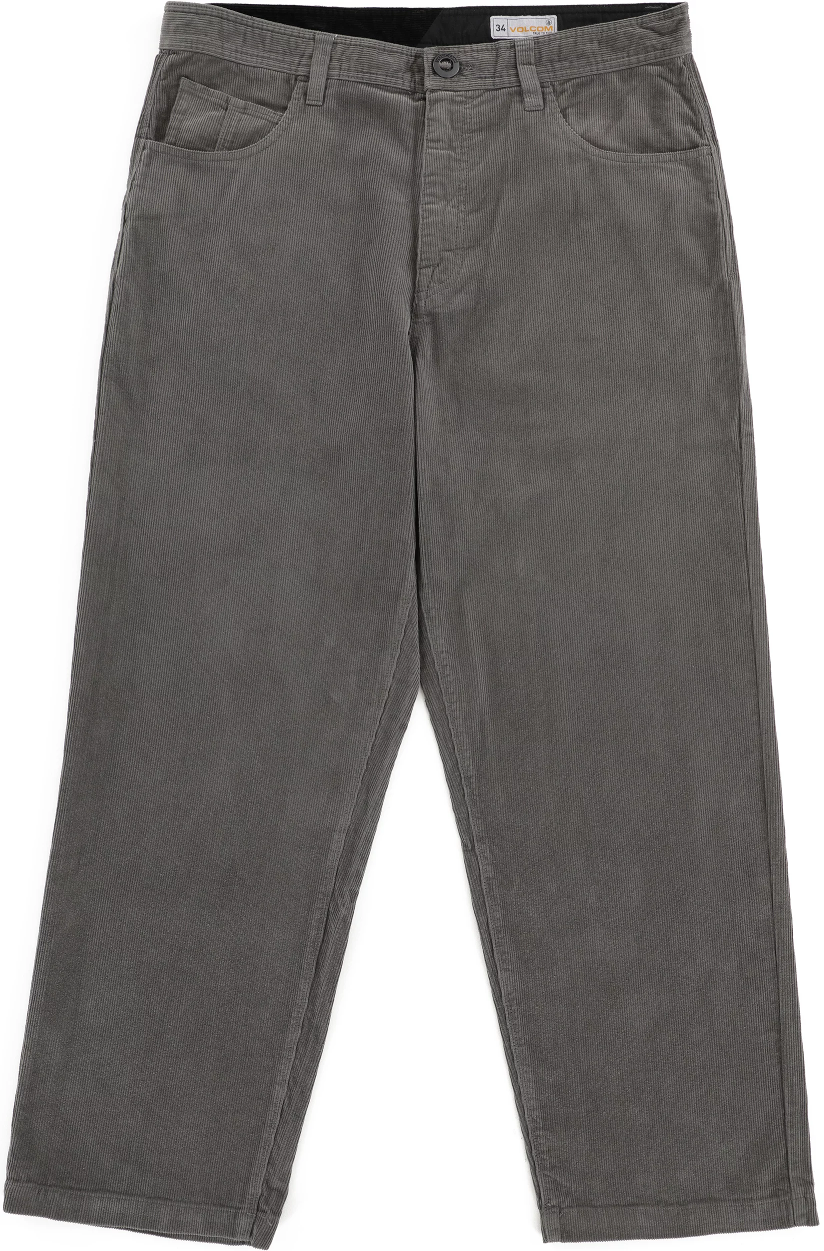 Volcom Frickin Loose Tapered Corduroy Pants - pewter | Tactics