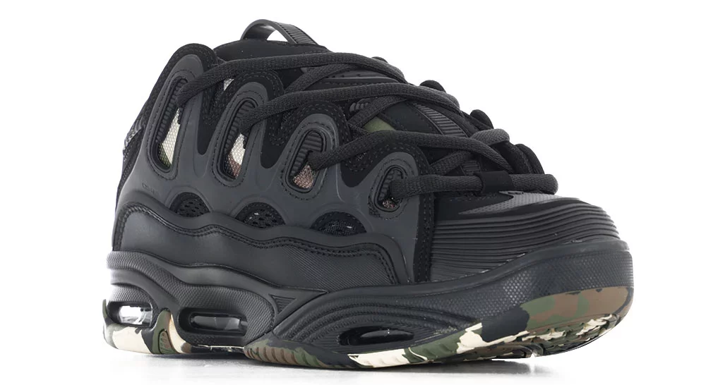 Osiris D3 2001 Skate Shoes - black/camo | Tactics