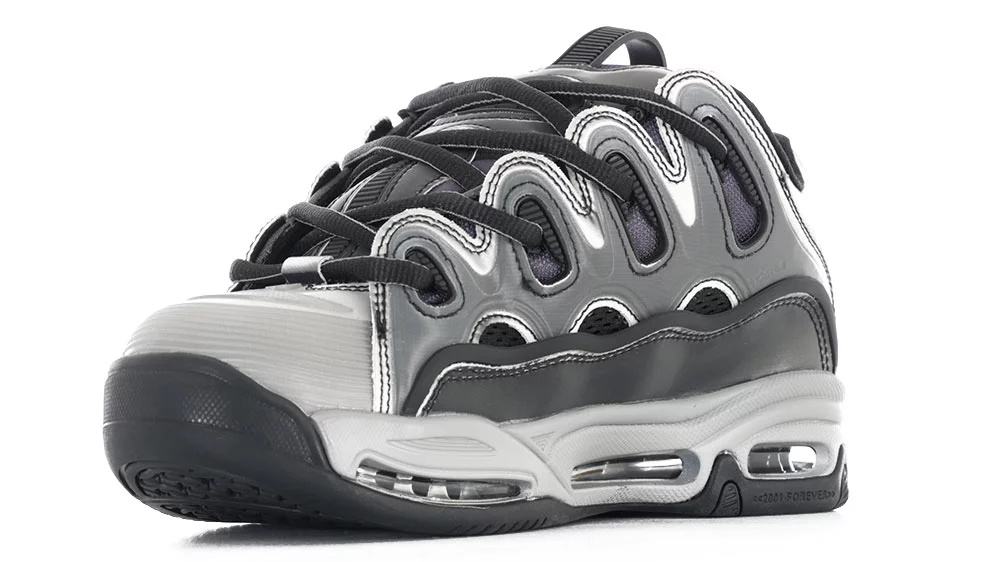 Osiris D3 2001 Skate Shoes - silver/black/holo | Tactics